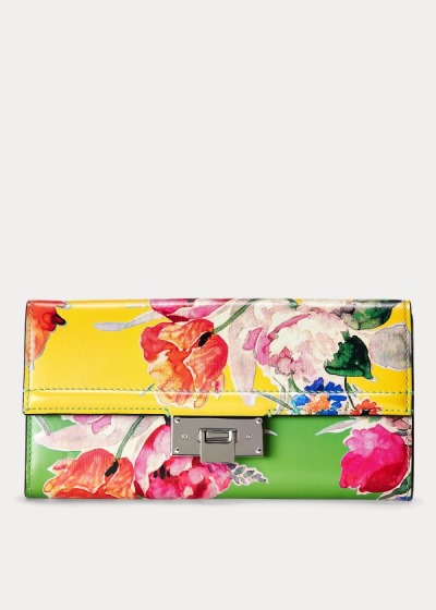 Carteras Ralph Lauren Mujer Multicolor - Calfskin Hinge-Lock - UKXRJ8495